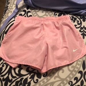 pink nike shorts